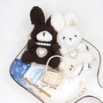 thumbnail image 4 of Necvior Plush Rabbit Dog Charm Keychain Women Car Keyring Backpack Handbag Charm Pendant, 4 of 13