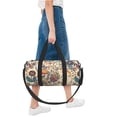 thumbnail image 6 of Honeii Floral With Birds And Fantasy Flowers Print Duffle Bag and Adjustable Strap,Foldable Travel Duffel Bags for Men Women,Waterproof Duffel Bags, 6 of 6