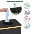 thumbnail image 7 of Recycling Bin for Kitchen Indoor Home, Large 26 Gallon 100L Recycle Bin with Lid Removeable Reusable Inner Bag Bottle Can Glass Waste Plastice Stickers,Black, 7 of 7