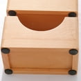 thumbnail image 4 of KALLORY Vintage Wooden Heat Insulation Drink Coasters for Kitchen and Dining Room Use, 4 of 4