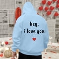 thumbnail image 1 of WILLBEST Sudaderas De Hombre Valentine'S Day Couple Printed Hoodie Unisex Hoodie Couple Hoodie Grande, 1 of 3
