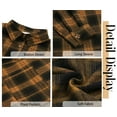 thumbnail image 6 of Fantaslook Plus Size Flannel Plaid Shirts for Women Long Sleeve Button Down Shirts Casual Loose Blouses Tops, 6 of 9