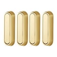thumbnail image 1 of Ganchos de pared plegables para baño, 4 unidades, giratorios a 90 degree, montaje sencillo, multiusos Dorado, 1 of 9