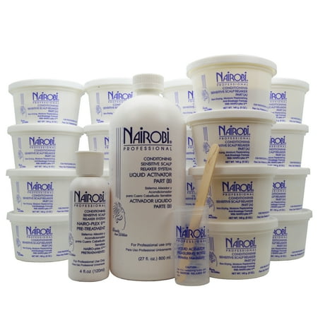 Nairobi Conditioning Sensitive Scalp Relaxer System Kit 20pk