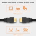 thumbnail image 4 of HDMI CABLE A-A 3M/10ft Black, 4 of 4