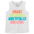 thumbnail image 1 of Smart Funny Amazing Jersey Tank 24 Months White, 1 of 1