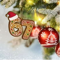 Six Seven 67 Ornament, Keepsake Gift for Friends, Family, Team Celebration (A)