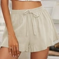 thumbnail image 2 of Aoochasliy Womens Pants Petite Fashion Ladies Sweat Shorts Summer Casual Loose Solid High Waist Short Pants, 2 of 8