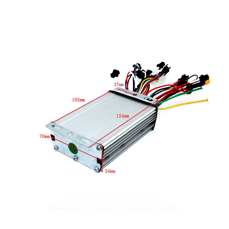 Keenso Contrôleur De Scooter Electrique, Contrôleur De Vitesse De Moteur De Rechange Accessoire Programmable De 24V 100W Accessoires De Modification Keenso Contrôleur De Scooter Electrique, Contrôleur De Vitesse De Moteur De Rechange Accessoire Programmable De 24V 100W Accessoires De Modification