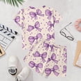 thumbnail image 6 of Cethrio Girls Summer Outfit Sets, Fashion 2 Piece Casual Short Sleeve Kids' Clothing Sets Multicolor Size 3-4T, 6 of 7