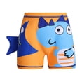 thumbnail image 5 of Odeerbi 0-6 Years Toddler Boys Cute Swim Trunks with Swim Cap Quick Dry Beach Shorts with Pockets Elastic Waist Board Shorts, 5 of 6