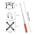 thumbnail image 4 of Retractable Pool Bridge Cue Stick Snooker Pool Cue Bridge Pool Cue Holder Stainless Steel with Bridge Head for Home Beginners High Head, 4 of 6