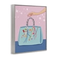 thumbnail image 3 of Stupell Industries Embellishing My Glam Handbag Fashion Painting Gray Framed Art Print Wall Art, 16 x 20, 3 of 8