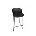 thumbnail image 2 of Pangea Home Cal 29.5" Modern Plastic Barstool in Black (Set of 2), 2 of 4
