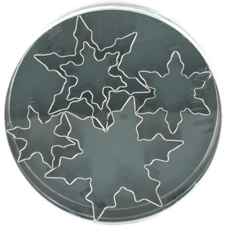 Snowflake Cookie Cutter - Fox Run Five Piece Snowflake Cookie Cutter Set
