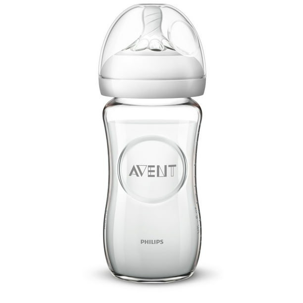Woning Specialist Raad Philips Avent Glass Natural Baby Bottle, 8oz, 1pk, SCF703/17 - Walmart.com