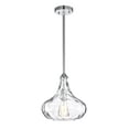 thumbnail image 2 of Warehouse of Tiffany Enielle Single Light Polished Chrome Pendant, 2 of 6