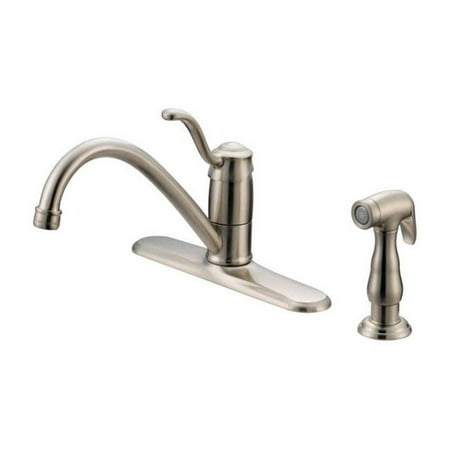 Oakbrook Fs6a0057nd Aca1 Tucana Series Brushed Nickel Kitchen Faucet Matching Side Spray Walmart Canada