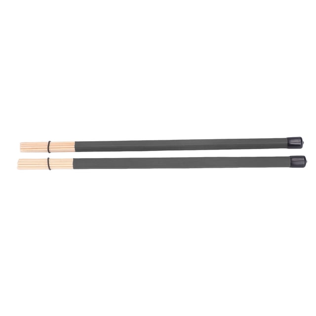Kit de Herramientas de Percusio de Mazo de Baquetas de Bambú Con Cepillo de Tambor para Principiando de Bateristas de Jazz