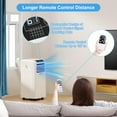 thumbnail image 6 of 10,000 BTU Portable Air Conditioners for Room Up to 450 Sq.Ft, Smart WIFI Remote Control, 3 Models Cooling, Dehumidifier and Fan, Exhaust Hose & Window Installation Kit Included, 6 of 12