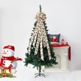thumbnail image 5 of Gibobby Árbol de Navidad Decoración superior Colgante grande Árbol de Navidad Colgante Cinta de tela(Yellow), 5 of 5