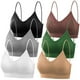 thumbnail image 1 of Set de sujetador PAXCOO con acolchado Bralettes Sports & Seamless L-XL (6 unidades), 1 of 6