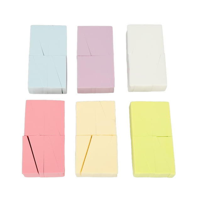 Esponjas suaves para uñas que se desvanecen de color esponjas suaves para manicura degradada 6 paquetes de 6 colores pintura uniformemente disponibilidad multifacética ANGGREK Otros