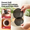 thumbnail image 2 of 10 Pcs Plant Mesh Drainage Screens,Round Anti-Leakage Breathable Pad for Planter Pot Indoor Plant Gardening, 2 of 5