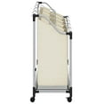 thumbnail image 4 of vidaXL Laundry Sorter with 4 Bags Cream Steel, 4 of 8