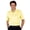 Dijon, variant on Monterey Club Men's Drizzle Texture Solid Golf Polo Shirt #1084