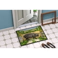 thumbnail image 2 of Black Pig with Sunflowers Doormat 24x36, 2 of 4