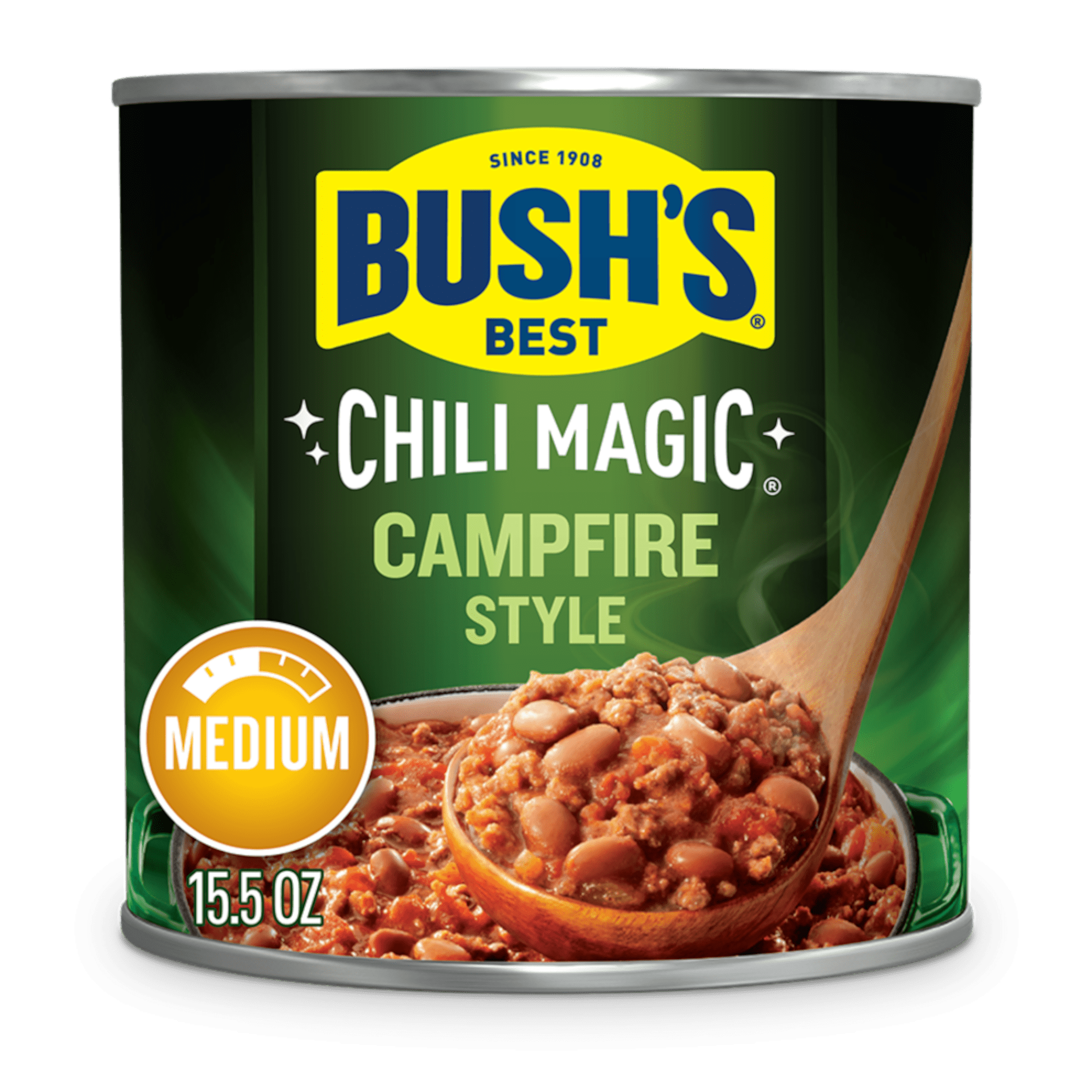 Bush's Chili Magic Chili Starter, Campfire Style Canned Beans, 15.5 oz 