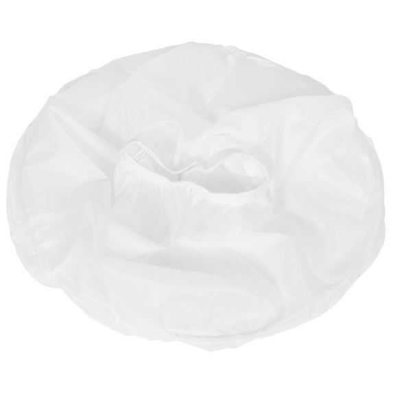 AURARMLET White Short Petticoat 1 Piece Lightweight Underskirt for Evening Party Wear