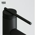 thumbnail image 3 of VIGO Sterling Single Handle Single Hole Bathroom Vessel Faucet in Matte Black, 3 of 12