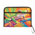 thumbnail image 7 of Organ Folder 14.2 x 0.8 x 10.6 Inches 13 Separate Pockets A4 Size Documents Folder A Sort Storage File Manager For The Home Office Cartoon Green Frog, 7 of 7