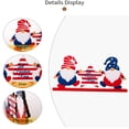 thumbnail image 4 of Nkmbld 4th of July Wooden Table Decor Patriotic Wood Sign Tabletop Centerpiece for Independence Day Office Desk Home Kitchen Tiered Tray Decor Shelves, 4 of 8