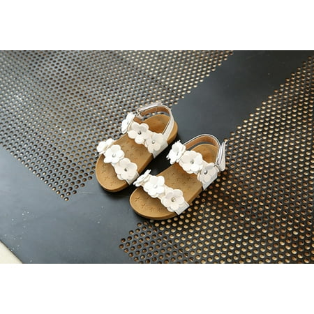 

Toddler Baby Girl Sandals Floral Sole Kids Children Princess Sandals Shoes Beach