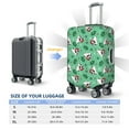 thumbnail image 6 of Haiem Christmas French Bulldog Luggage Cover Printed Suitcase Covers for Luggage Elastic Washable Suitcase Protector Fits 18-32 Inch Luggage-Medium, 6 of 9