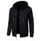 thumbnail image 1 of Ceisia Men's Outdoor Sports Jacket Hooded Long Sleeve Summer Loose Fit with Zipper Gift, 1 of 5
