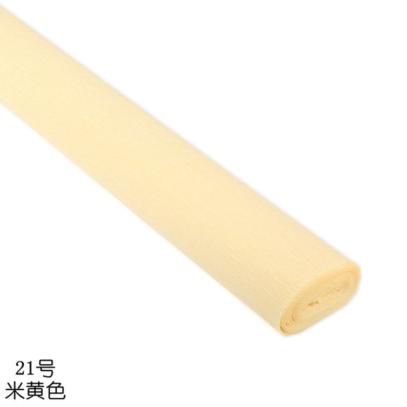 Zhuge Premium Italian Crepe Paper Roll Heavy-Weight 180 Gram,Beige