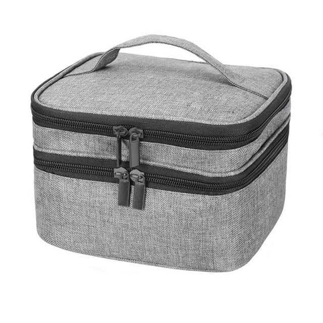 Sac de Rangement pour Vernis à Ongles Organisateur de Boîte de Rangement Portable de 30 Bouteilles