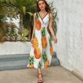 thumbnail image 5 of Lunarable Pineapple Sleeveless Dress Female Clothing Dress Women Summer 2025 Dress, 5 of 7