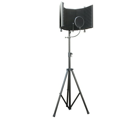 AxcessAbles SF-101Kit Vocal Recording Isolation booth with (Best Portable Vocal Booth)