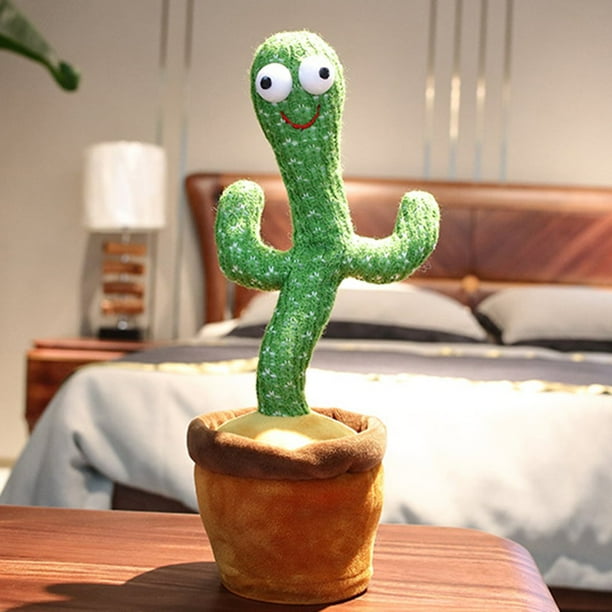 Dancing Cactus, Singing Cactus Toy, Cactus Plush Toy for Home Decoration and Children Playing
