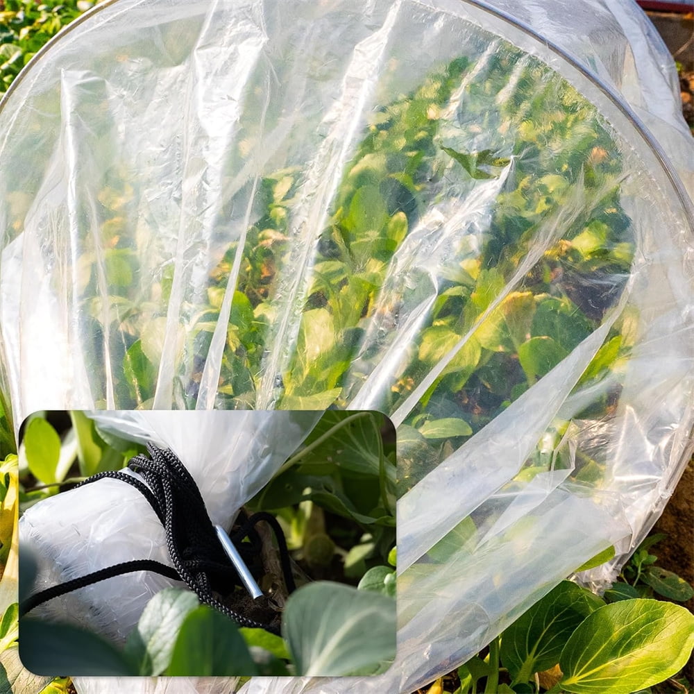 NOGIS 2 in 1 Mini Greenhouse Tunnel Greenhouses,Green Houses for Outside Garden Cloche Tunne Cover Garden Hoops Raised Beds,Outdoor Green House Kits to Build for Outside Winter