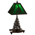 thumbnail image 2 of Meyda Tiffany 27107 Lodge Style Accent Table Lamp From The Pine Tree Collection - Green, 2 of 4