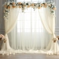 thumbnail image 2 of Wehilion Backdrop Curtain for Parties Sheer Tulle Backdrop Drapes for Wedding Ceremony Birthday Baby Shower Photo Backdrop Curtain Decorations, 2 of 7