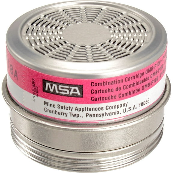 Msa Safety Combination CartridgeFilter,Threaded,PK6 815179