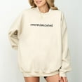 thumbnail image 2 of Overstimulated Period Sweatshirt – Funny Mom Life Crewneck – Stay-at-Home Loungewear – Cozy Unisex Fleece Pullover for Women or Men, 2 of 7