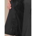 thumbnail image 5 of DARING DIVA 2Pcs Women's Sleeveless Dress Notched Lapel Blazer Suit Set XS Black, 5 of 5